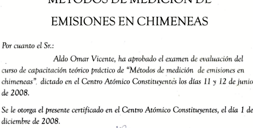 Certificado de habilitación en ENRE