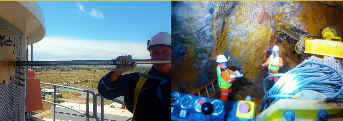 Equipo técnico realizando tareas de monitoreo en campo